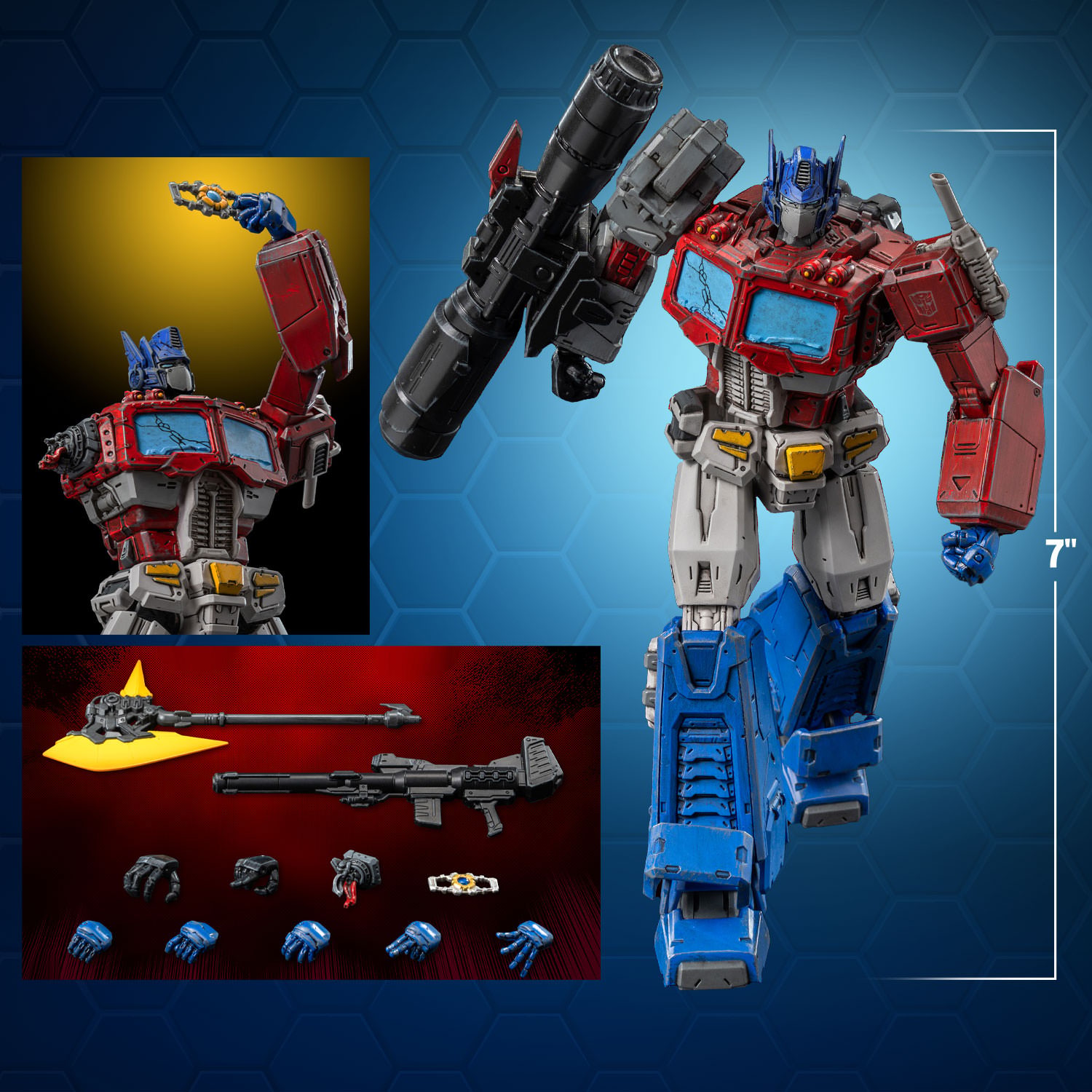 Optimus Prime MDLX Comic Book Edition Action Figure By Threezero 