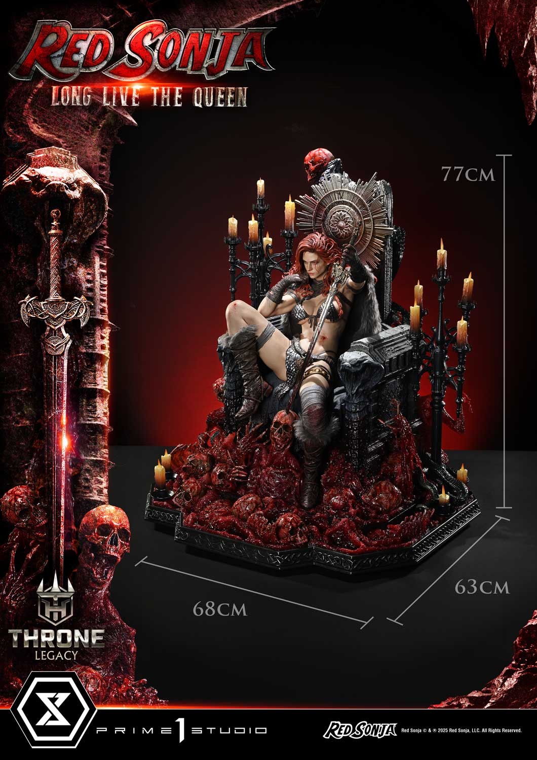 Red Sonja Red Sonja: Long Live the Queen 1:3 Scale Statue  (Prototype Shown) View 7