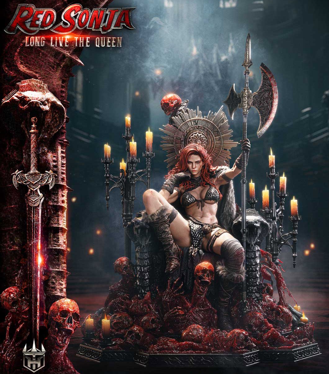 Red Sonja Red Sonja: Long Live the Queen (Bonus Version) 1:3 Scale Statue  (Prototype Shown) View 3