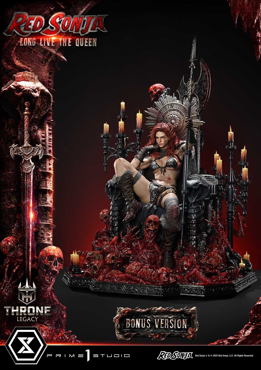 Red Sonja Red Sonja: Long Live the Queen (Bonus Version) 1:3 Scale Statue  (Prototype Shown) View 9