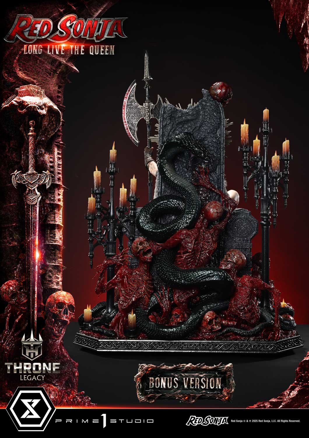 Red Sonja Red Sonja: Long Live the Queen (Bonus Version) 1:3 Scale Statue  (Prototype Shown) View 10