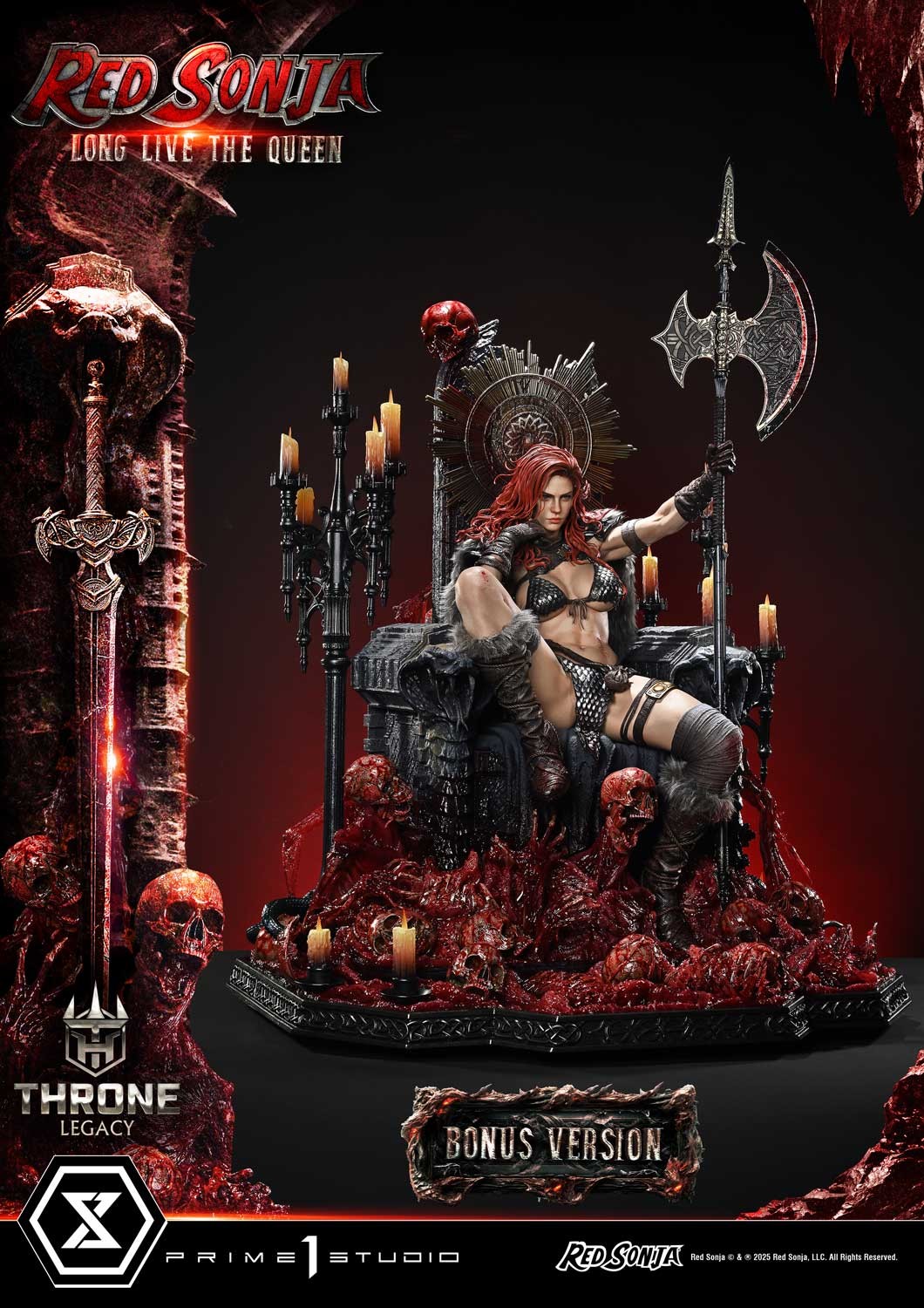 Red Sonja Red Sonja: Long Live the Queen (Bonus Version) 1:3 Scale Statue  (Prototype Shown) View 11
