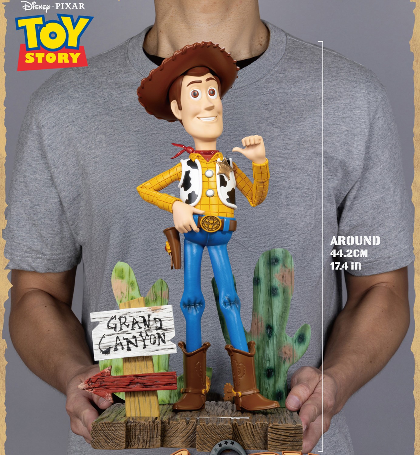 Disney Sheriff Woody Statues  (Prototype Shown) View 2
