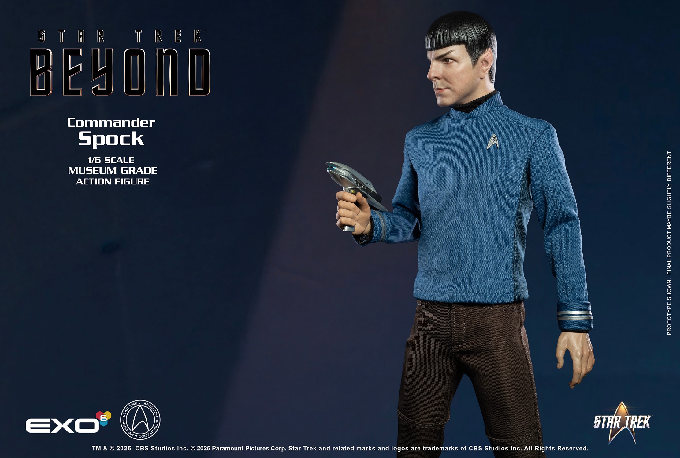 Star Trek Commander Spock Sixth Scale Figure  (Prototype Shown) View 8