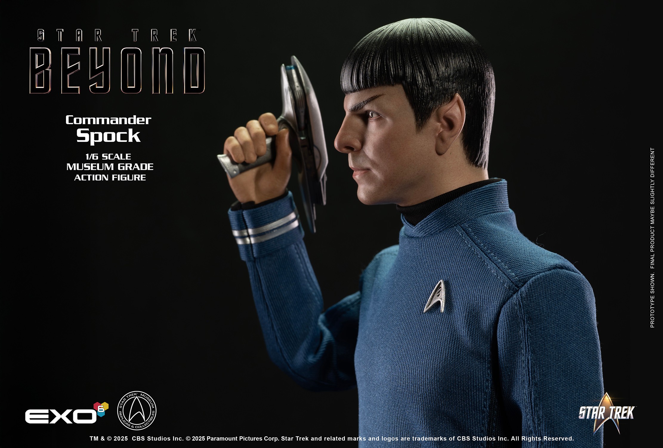 Star Trek Commander Spock Sixth Scale Figure  (Prototype Shown) View 9