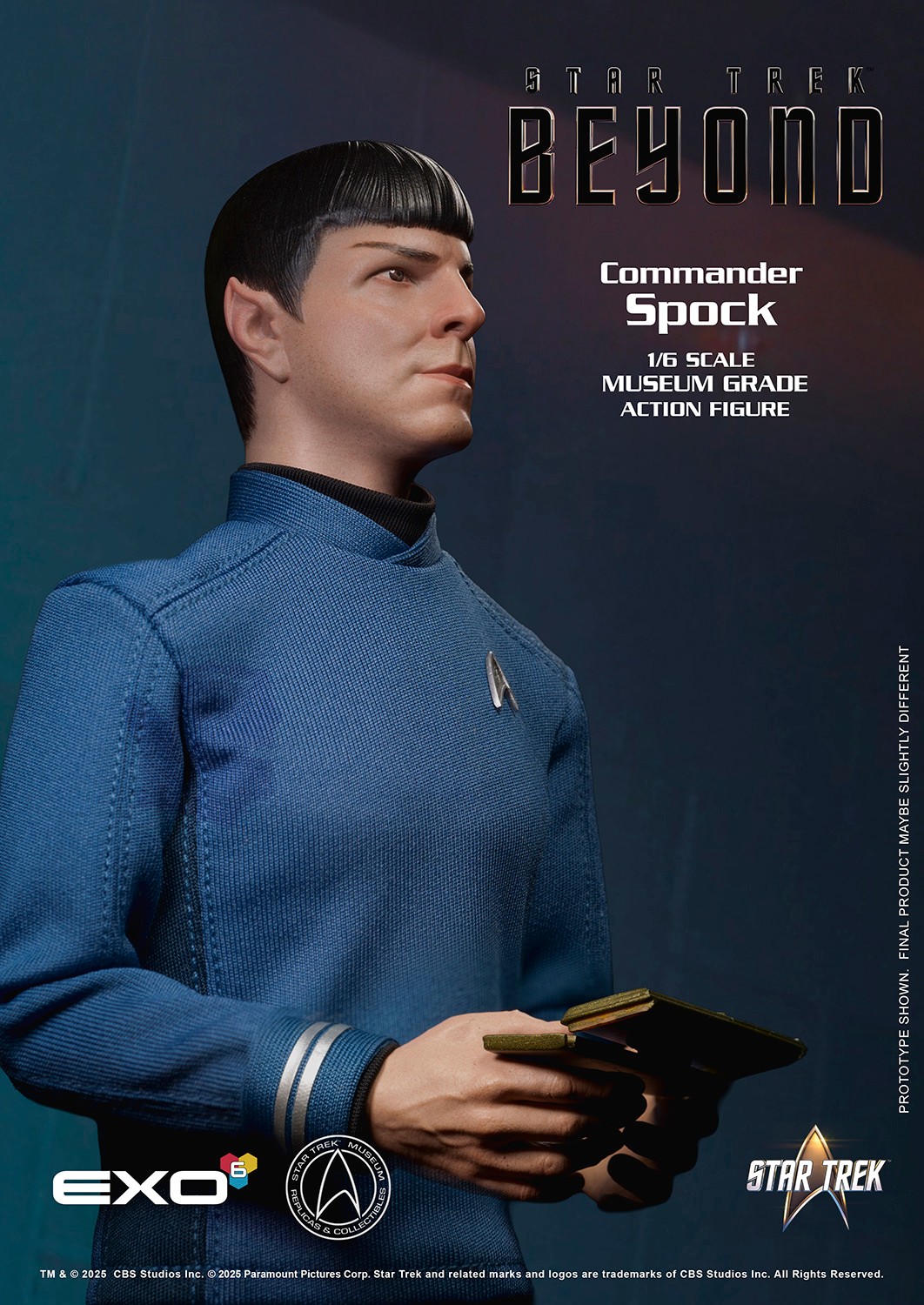 Star Trek Commander Spock Sixth Scale Figure  (Prototype Shown) View 10