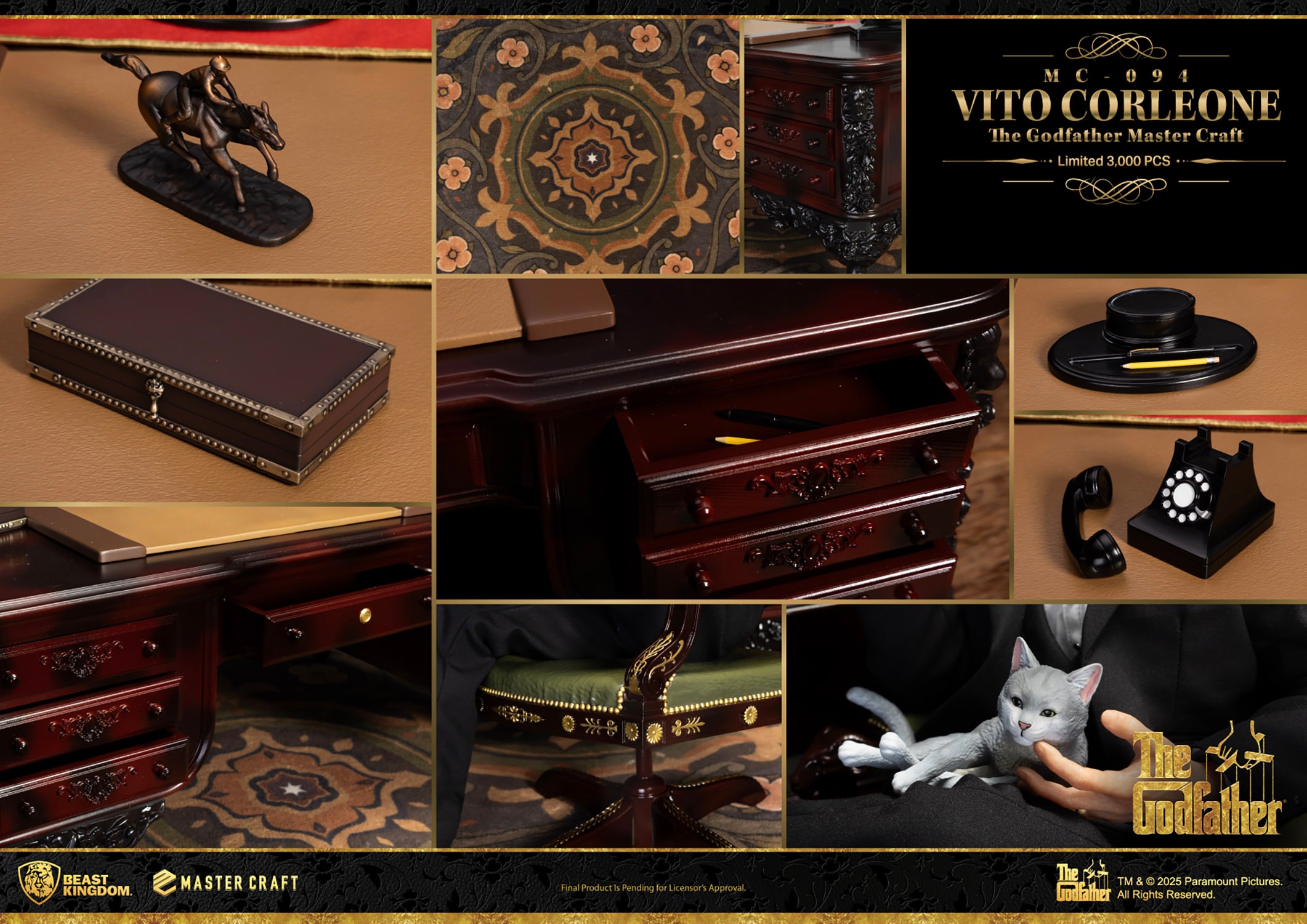 The Godfather Vito Corleone Statues  (Prototype Shown) View 9