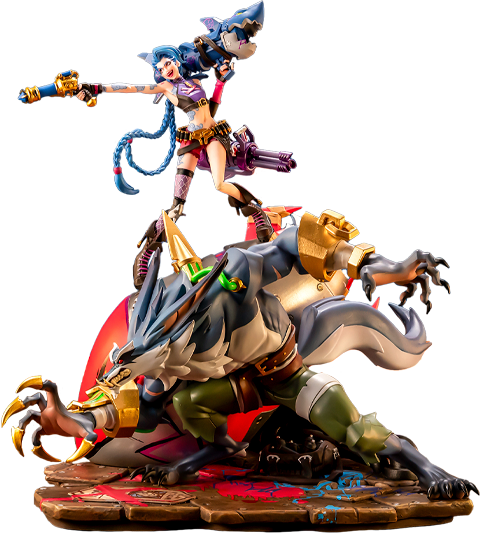 2XKO: Jinx & Warwick 1:10 Scale Statue by PureArts