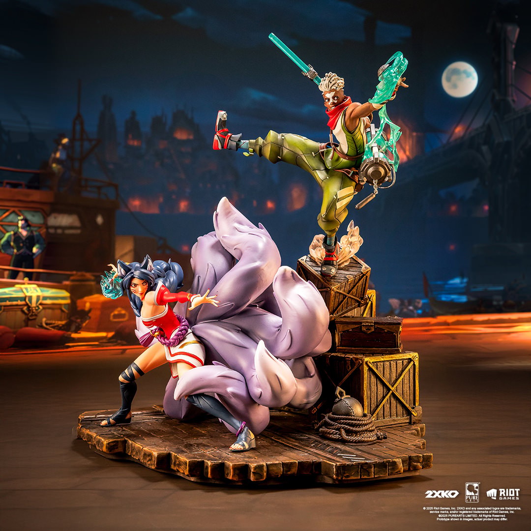 League of Legends 2XKO: Ekko & Ahri 1:10 Scale Statue  (Prototype Shown) View 8