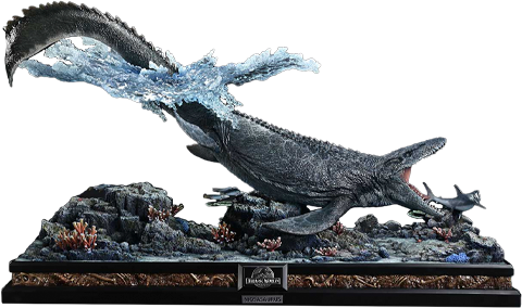 Jurassic Park Mosasaurus "Lagoon" (Bonus Version) Statues  (Prototype Shown) View 11