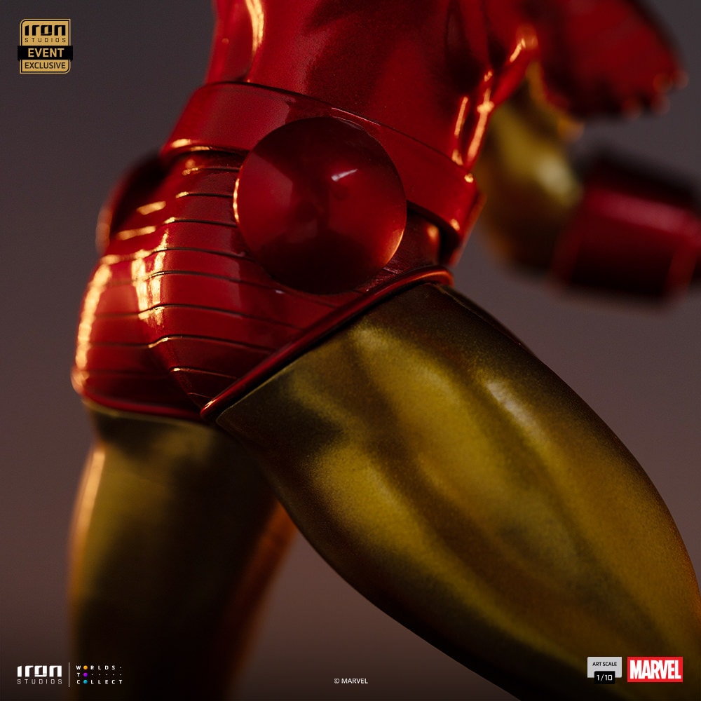 Marvel Iron Man (Metallic Comics) 1:10 Scale Statue  Exclusive Edition (Prototype Shown) View 8