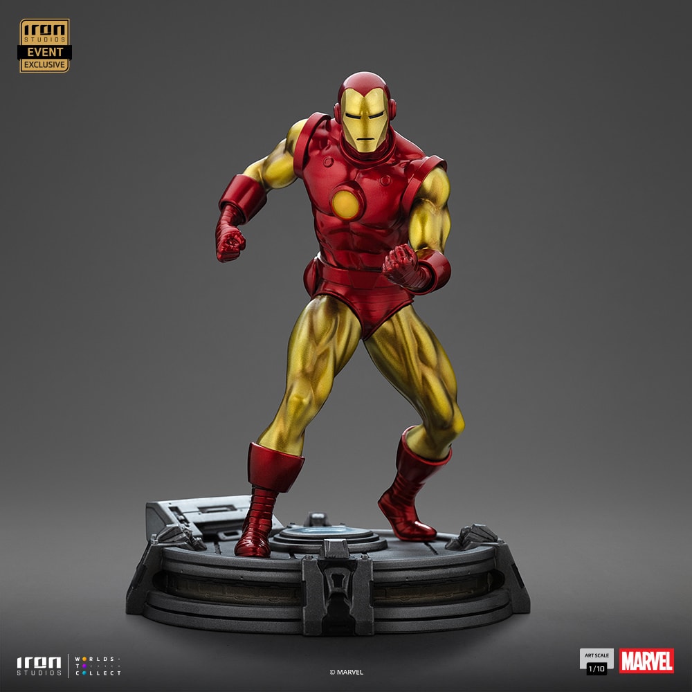 Marvel Iron Man (Metallic Comics) 1:10 Scale Statue  Exclusive Edition (Prototype Shown) View 10