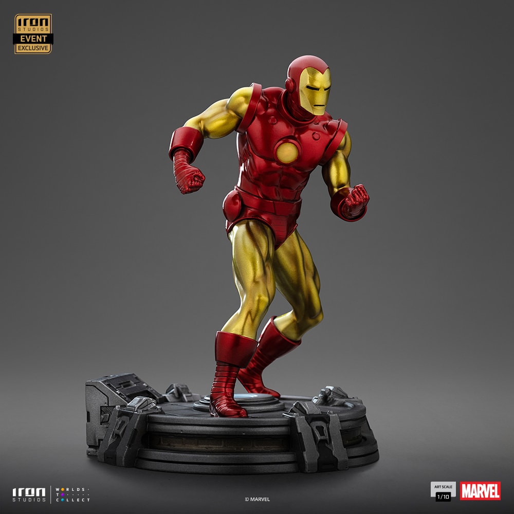 Marvel Iron Man (Metallic Comics) 1:10 Scale Statue  Exclusive Edition (Prototype Shown) View 11