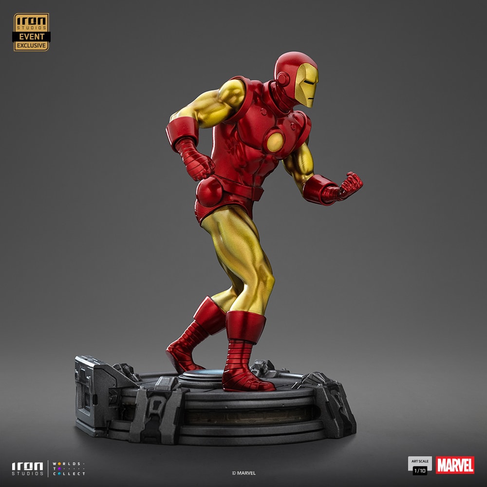 Marvel Iron Man (Metallic Comics) 1:10 Scale Statue  Exclusive Edition (Prototype Shown) View 12
