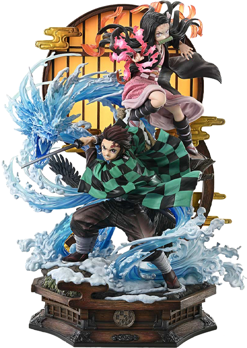 Demon Slayer Kamado Tanjiro & Kamado Nezuko (Ultimate Bonus Version) Statues  (Prototype Shown) View 15