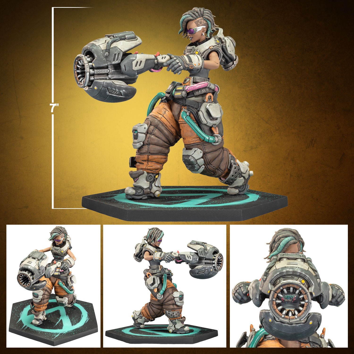 Borderlands Harlowe PVC Figure  (Prototype Shown) View 2