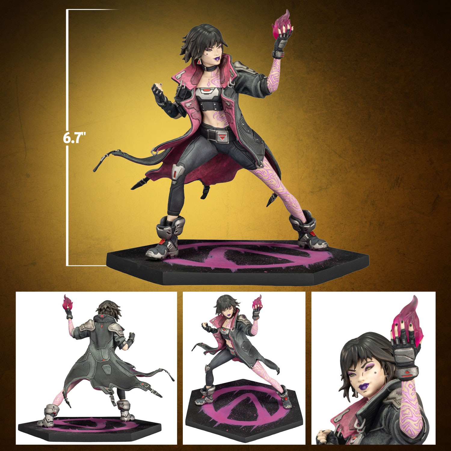 Borderlands Vex PVC Figure  (Prototype Shown) View 2