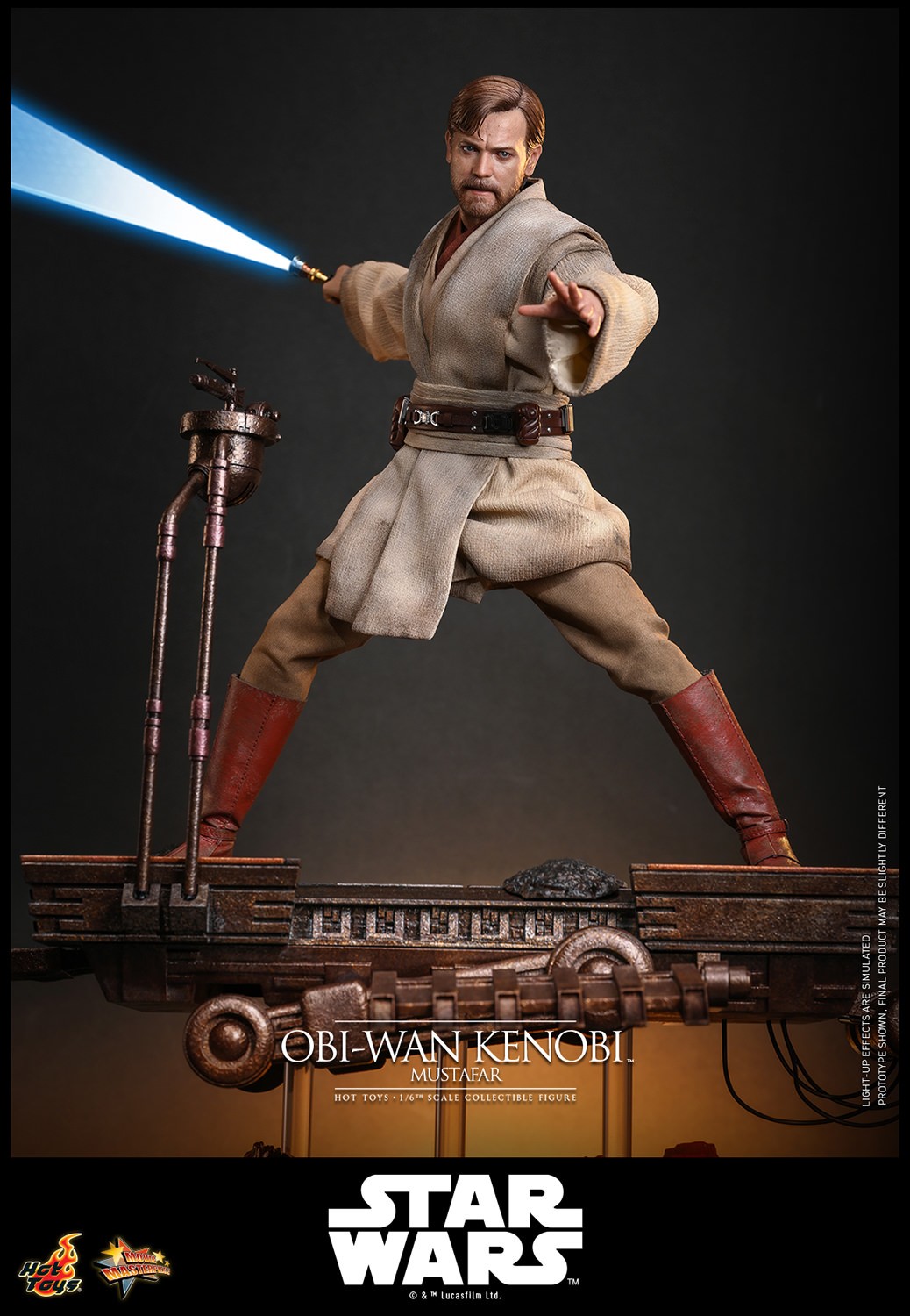 Star Wars Obi-Wan Kenobi™ (Mustafar) Sixth Scale Figure  (Prototype Shown) View 4