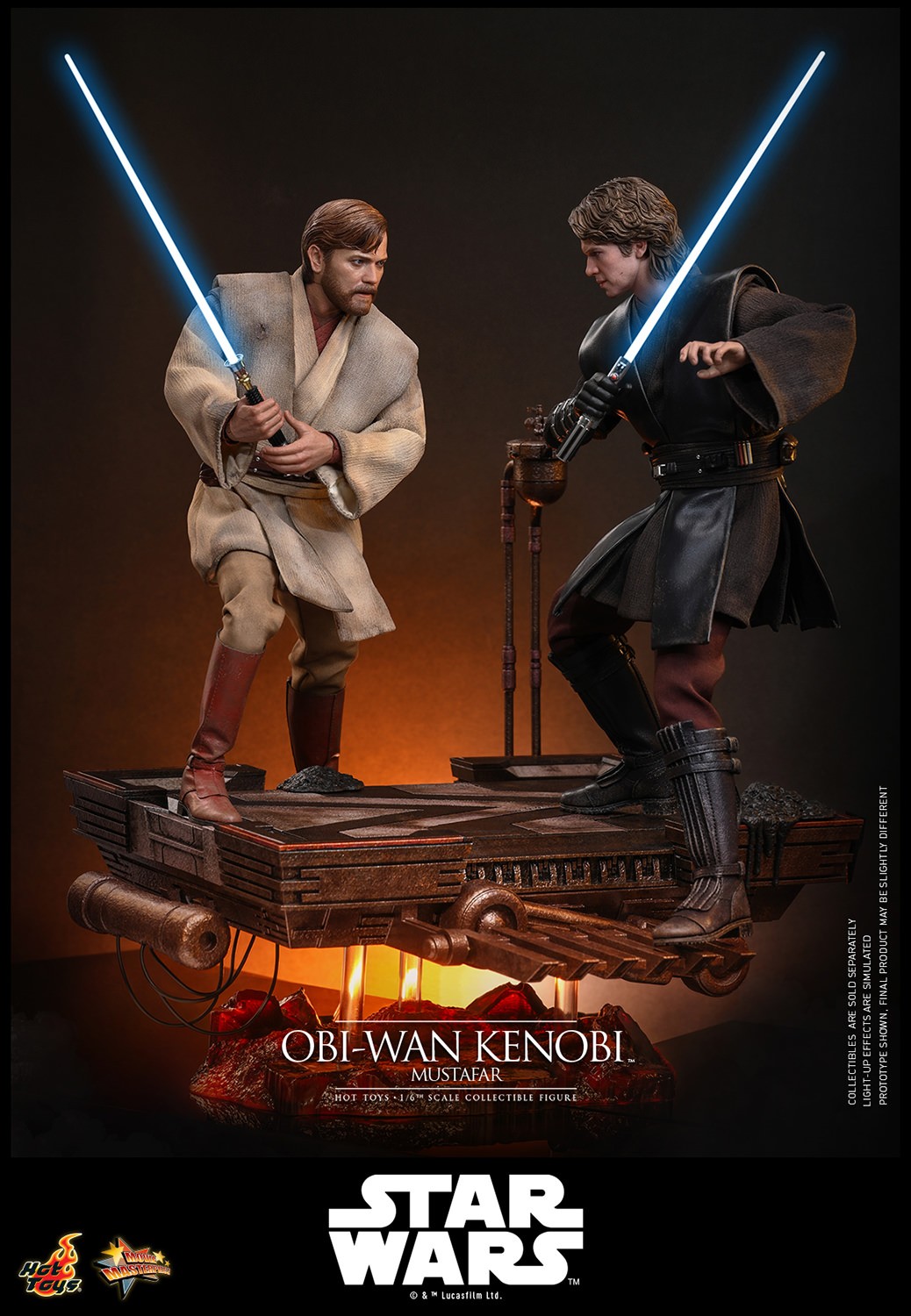 Star Wars Obi-Wan Kenobi™ (Mustafar) Sixth Scale Figure  (Prototype Shown) View 11