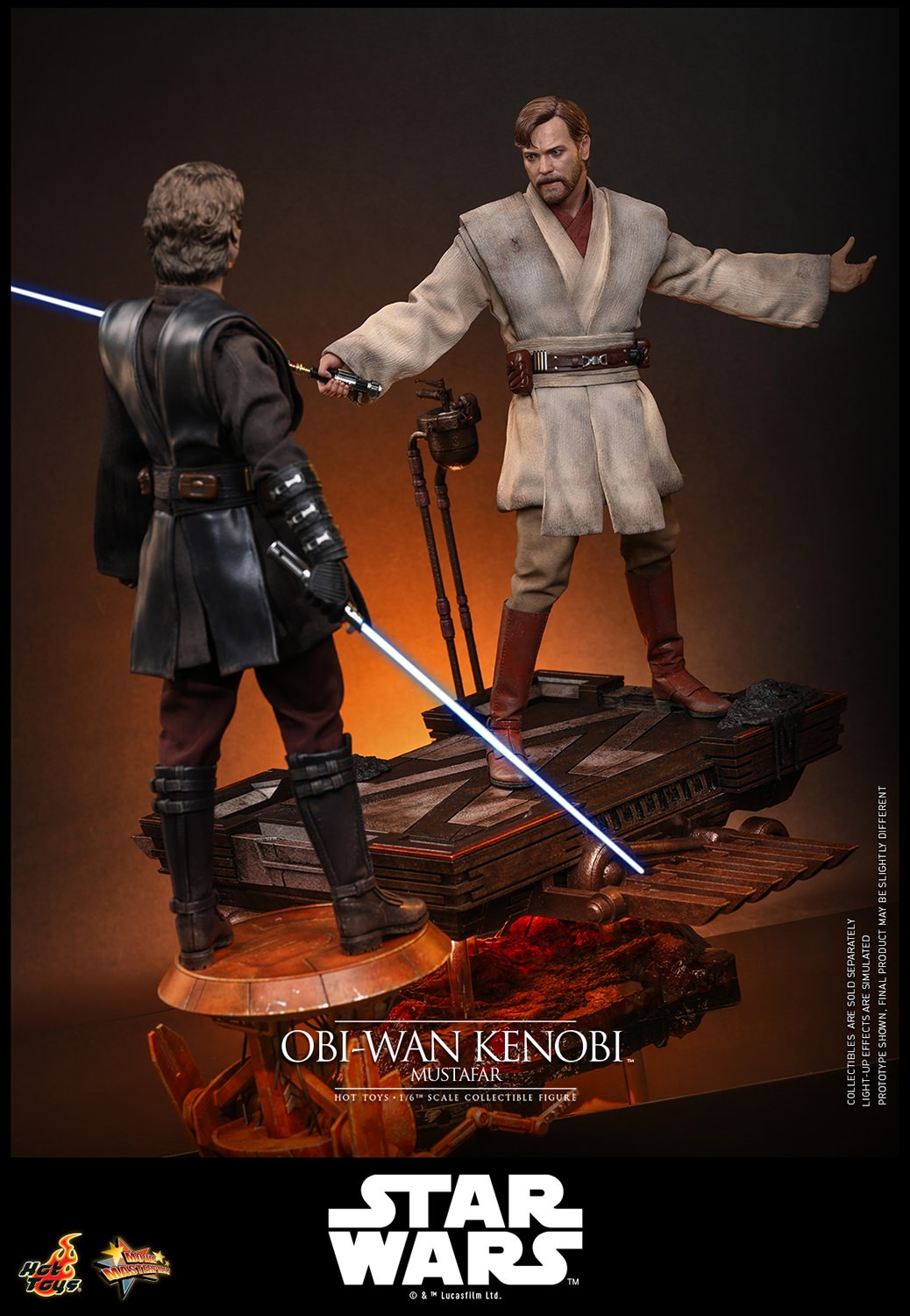 Star Wars Obi-Wan Kenobi™ (Mustafar) Sixth Scale Figure  (Prototype Shown) View 12