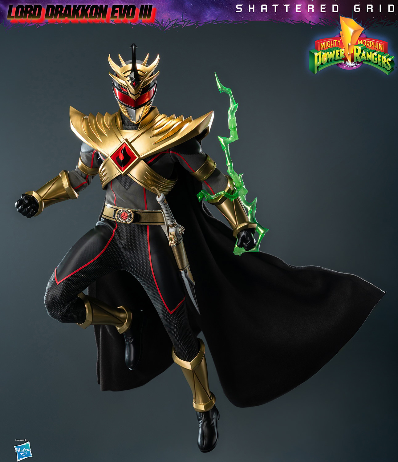 Mighty Morphin Power Rangers Lord Drakkon Evo III Sixth Scale Figure  (Prototype Shown) View 5