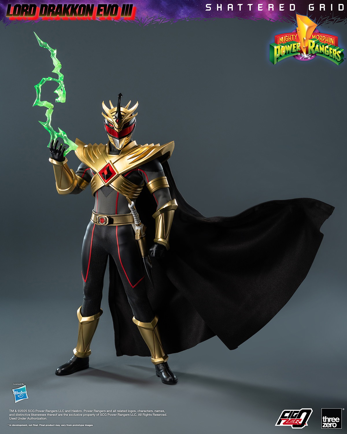 Mighty Morphin Power Rangers Lord Drakkon Evo III Sixth Scale Figure  (Prototype Shown) View 6