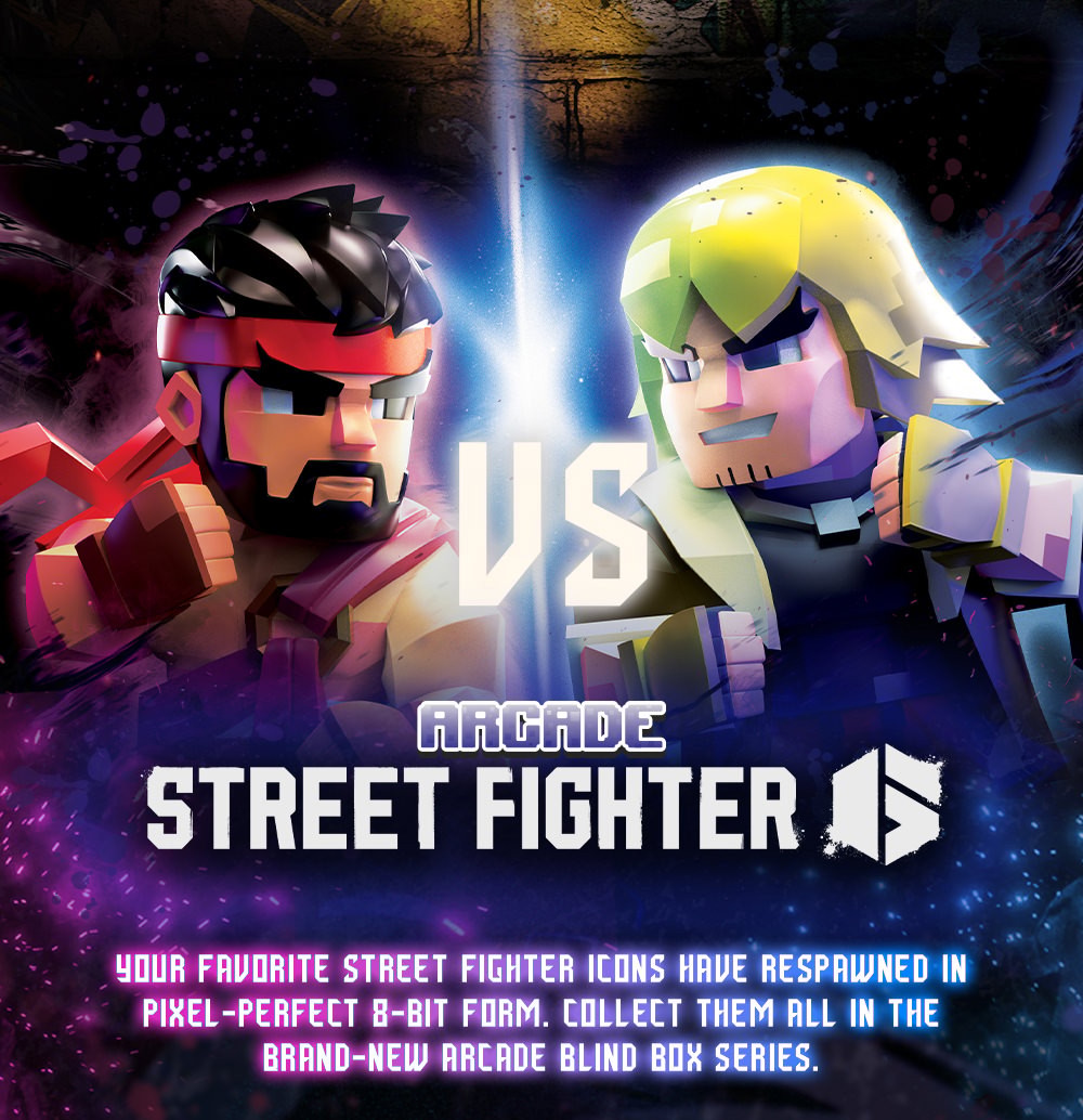 Street Fighter Arcade: Capcom Street Fighter Blind Box Set  (Prototype Shown) View 4