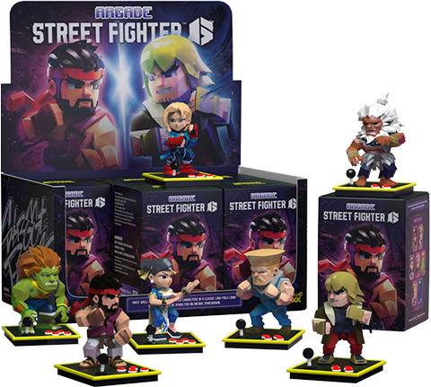 ストリートファイター フィギュアセット Arcade: Capcom Street Fighter Blind Box Set by Mighty Jaxx
