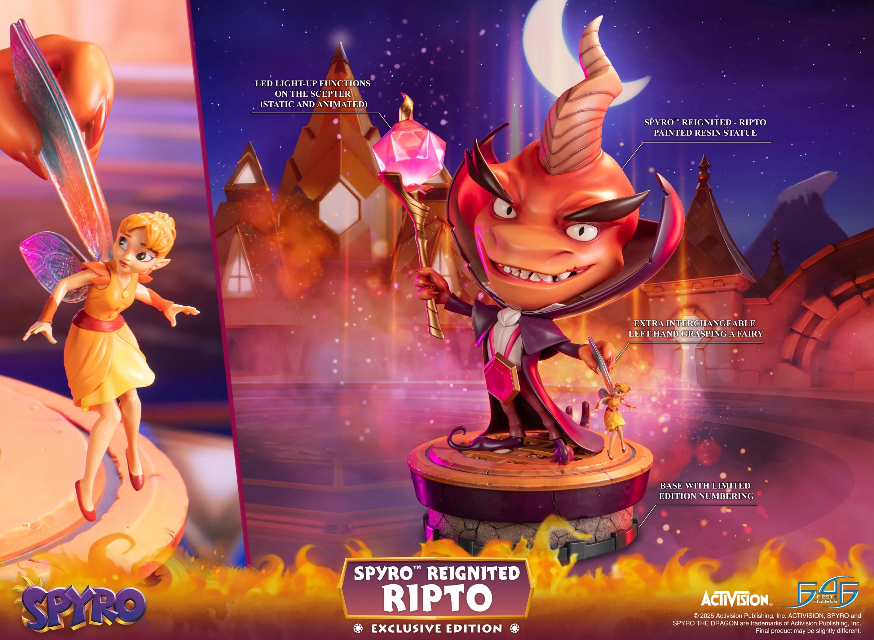 Spyro Ripto (Exclusive Edition) Statues  (Prototype Shown) View 11