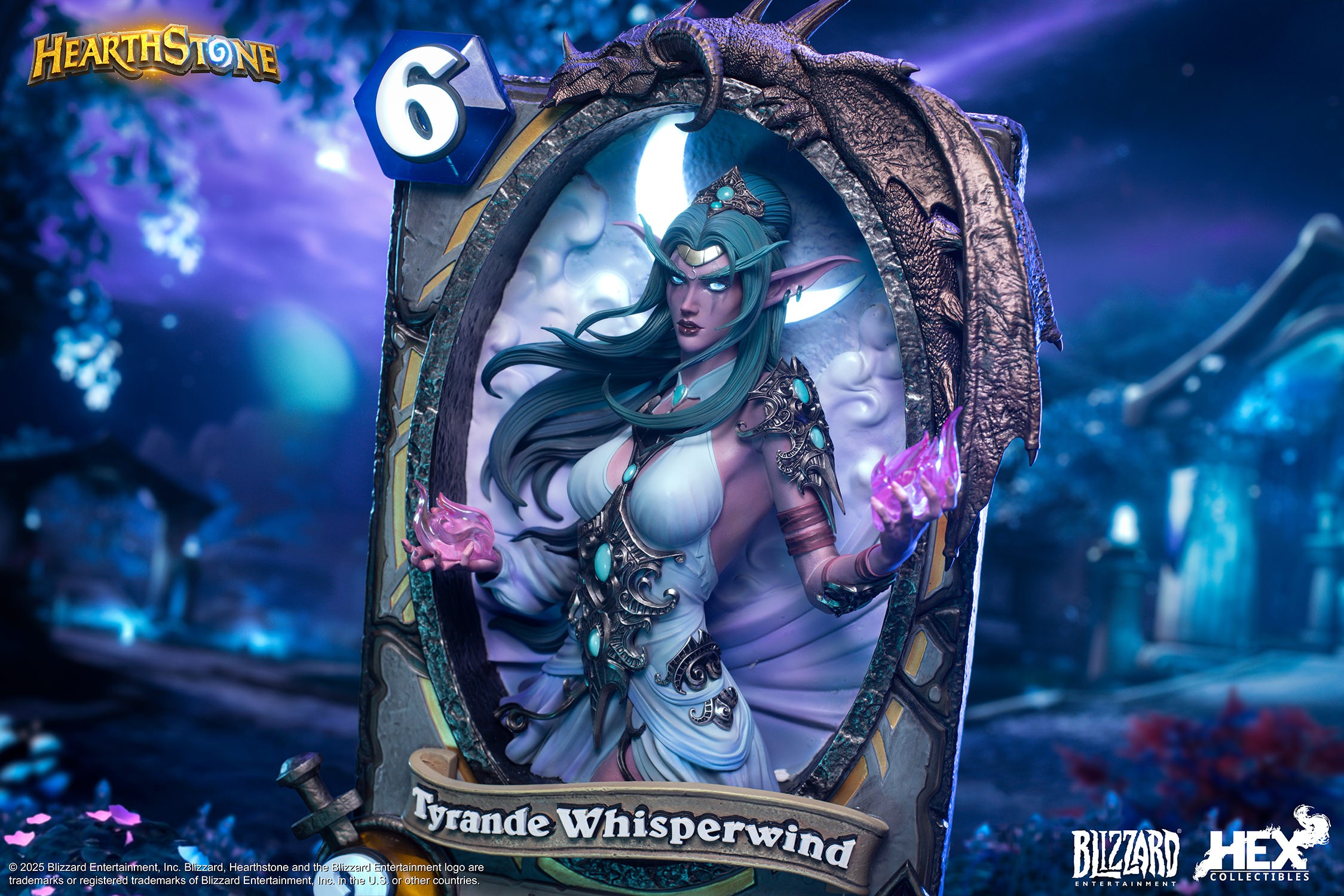 Warcraft Tyrande Whisperwind 3D Art Frame Statues  (Prototype Shown) View 8