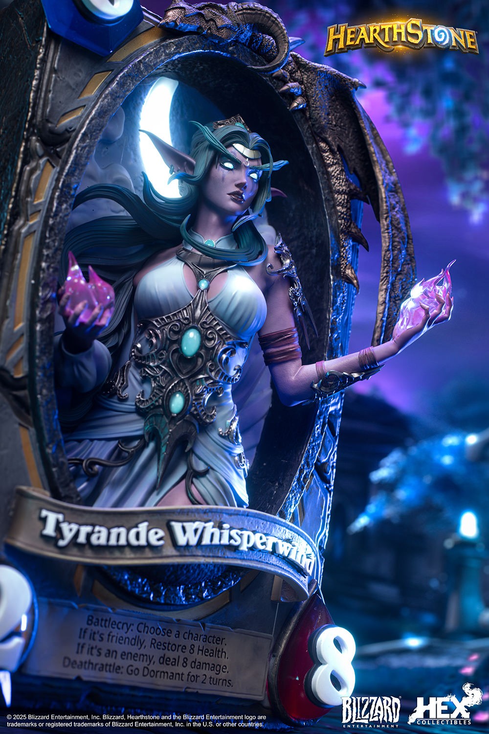 Warcraft Tyrande Whisperwind 3D Art Frame Statues  (Prototype Shown) View 9
