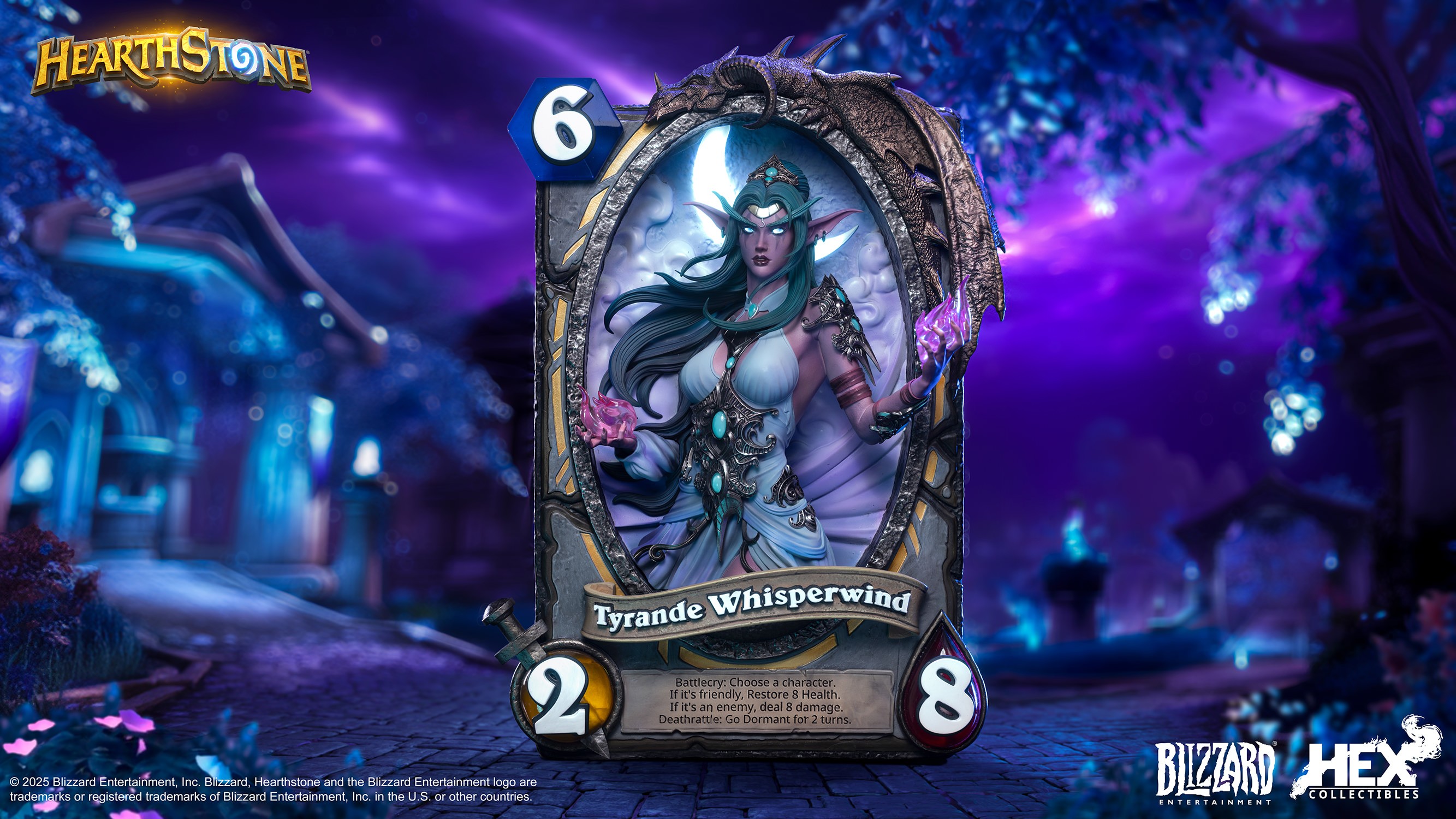Warcraft Tyrande Whisperwind 3D Art Frame Statues  (Prototype Shown) View 10