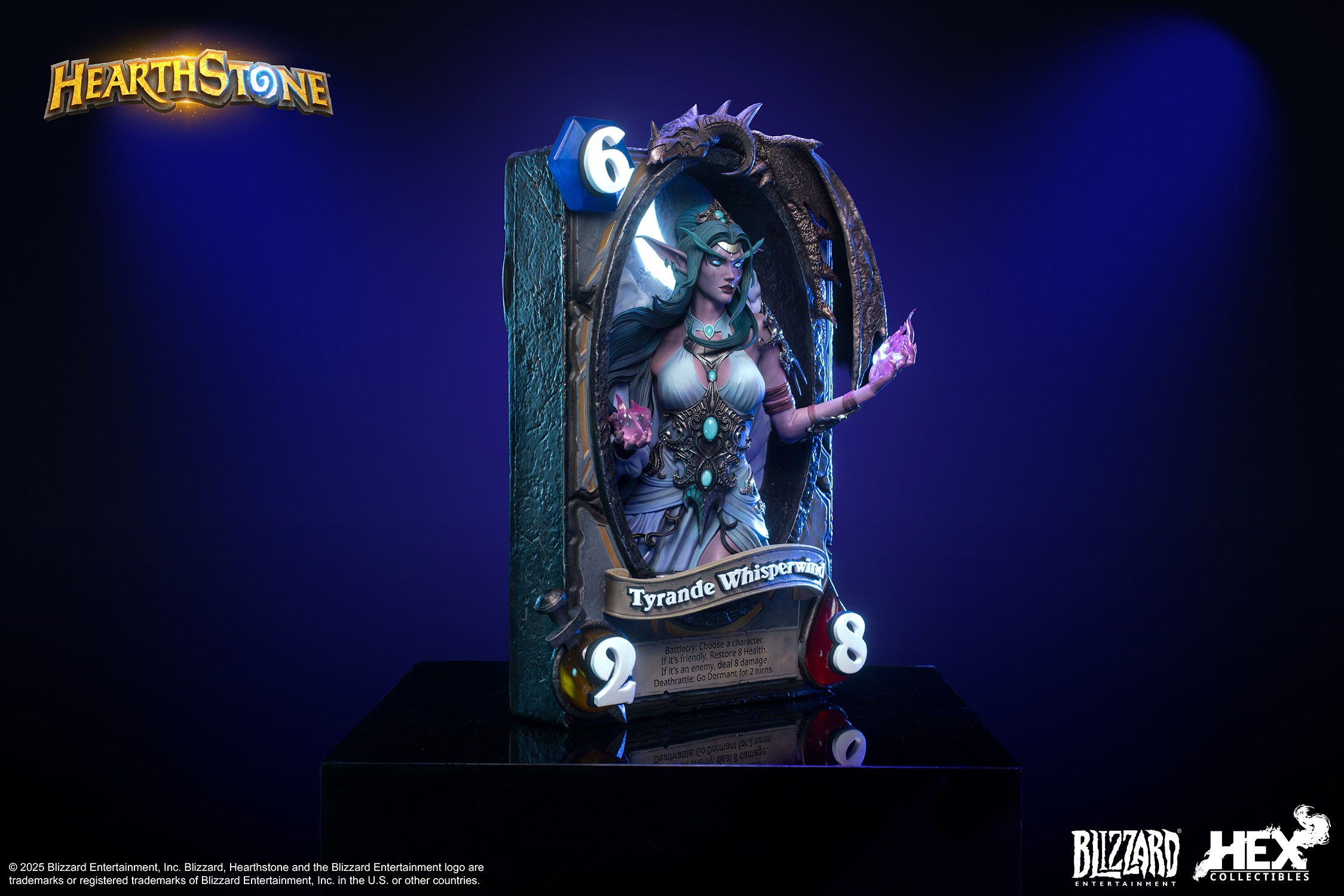Warcraft Tyrande Whisperwind 3D Art Frame Statues  (Prototype Shown) View 11