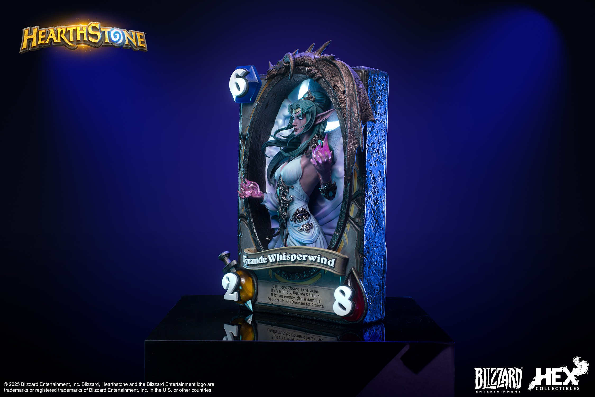 Warcraft Tyrande Whisperwind 3D Art Frame Statues  (Prototype Shown) View 12