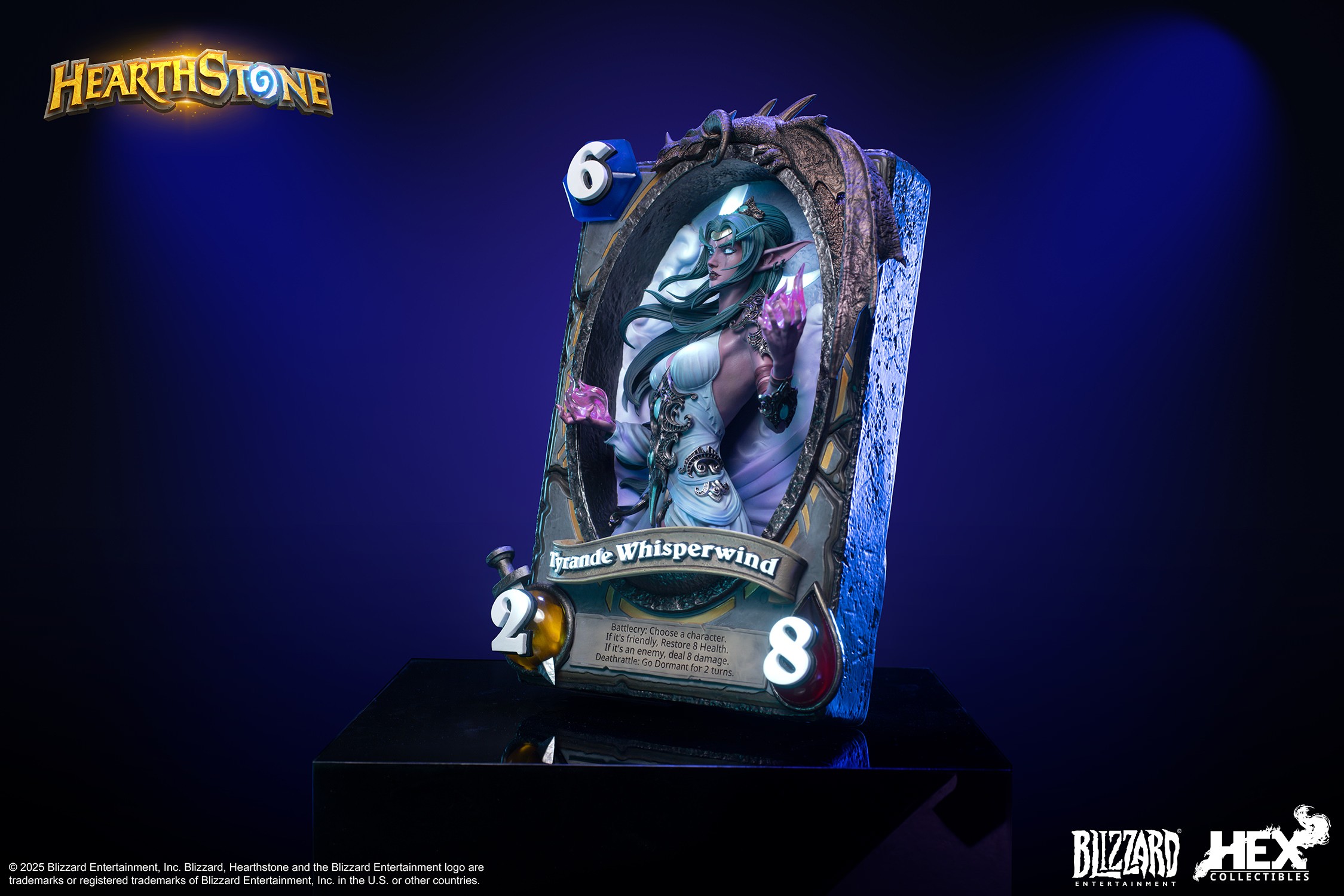 Warcraft Tyrande Whisperwind 3D Art Frame Statues  (Prototype Shown) View 15
