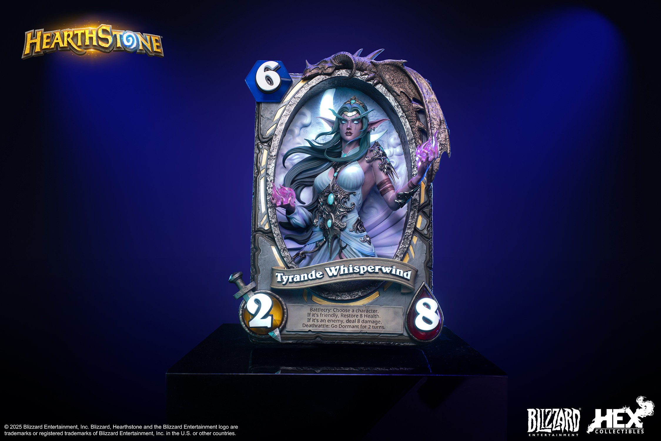 Warcraft Tyrande Whisperwind 3D Art Frame Statues  (Prototype Shown) View 18