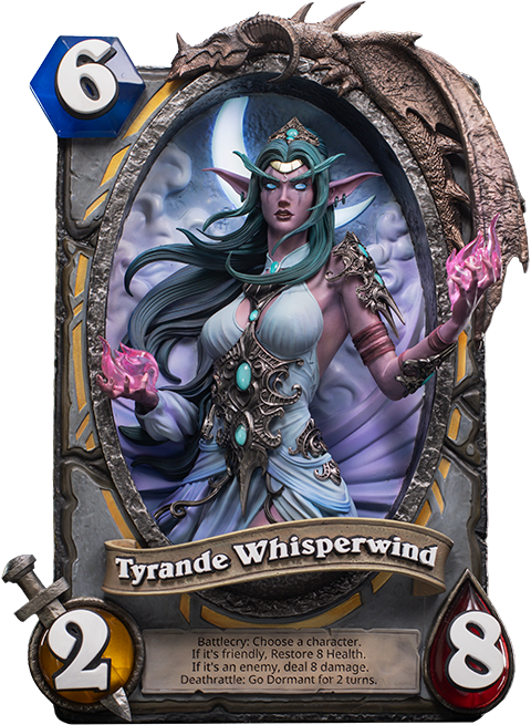 Warcraft Tyrande Whisperwind 3D Art Frame Statues  (Prototype Shown) View 19