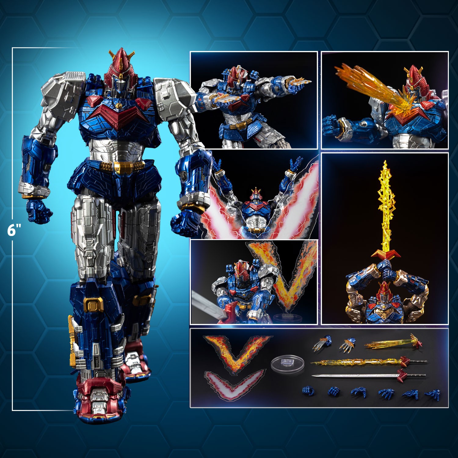 Voltes V Voltes V (Voltes V Legacy Version) MDLX Action Figure  (Prototype Shown) View 2