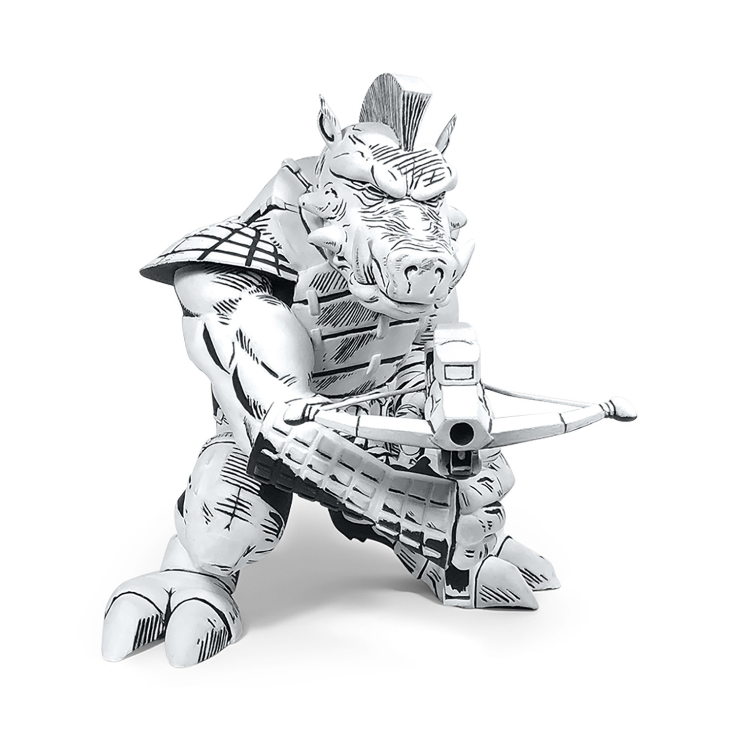 Teenage Mutant Ninja Turtles Bebop & Rocksteady (Black & White Edition) Vinyl Collectible  (Prototype Shown) View 7