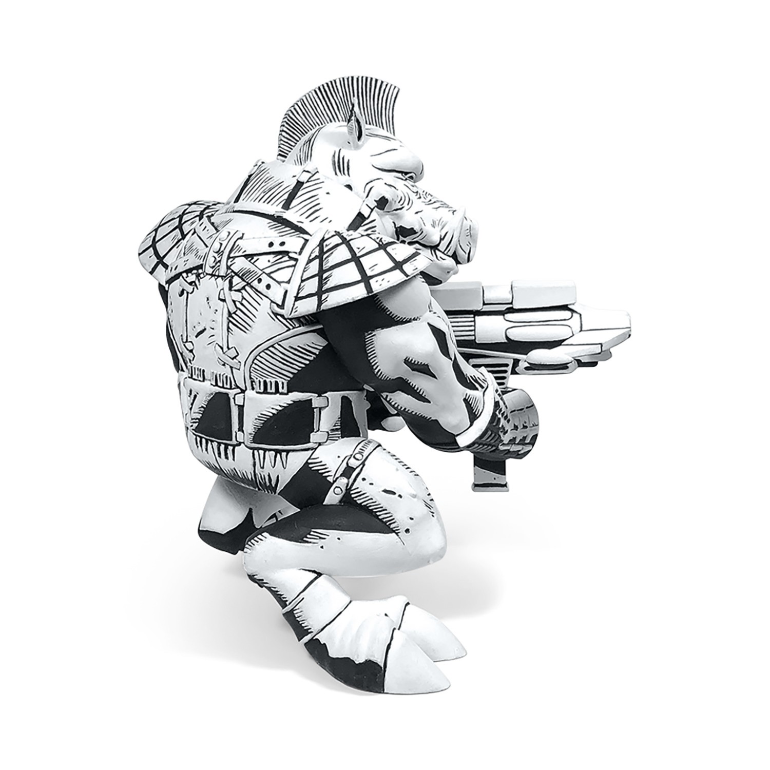 Teenage Mutant Ninja Turtles Bebop & Rocksteady (Black & White Edition) Vinyl Collectible  (Prototype Shown) View 8