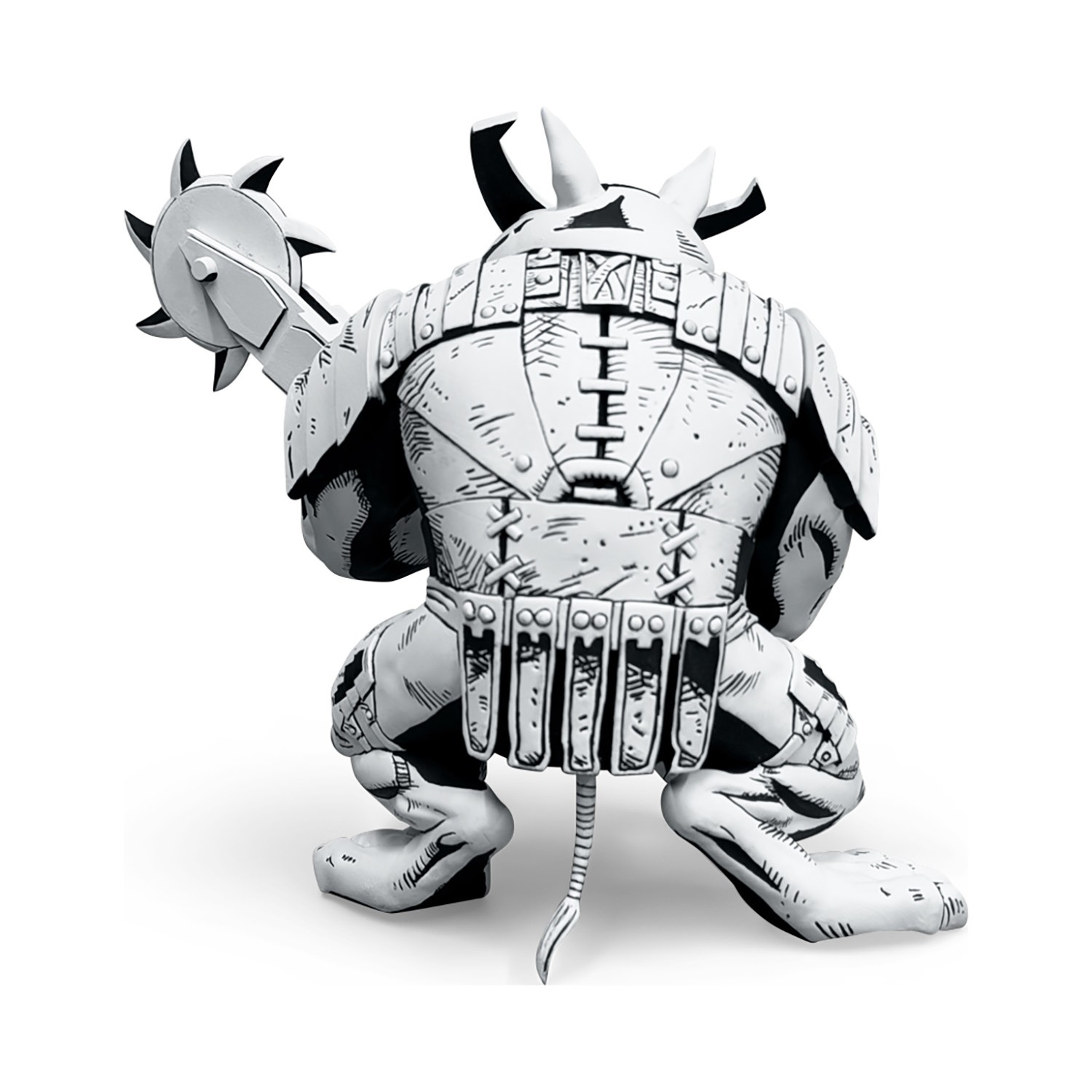 Teenage Mutant Ninja Turtles Bebop & Rocksteady (Black & White Edition) Vinyl Collectible  (Prototype Shown) View 11