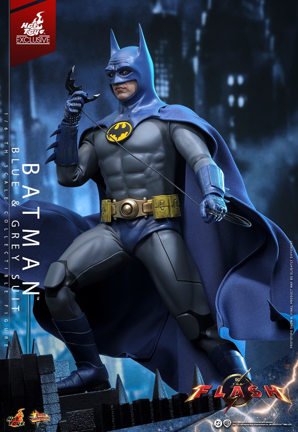 DC Comics Batman™ (Blue & Grey Suit) Sixth Scale Figure  (Prototype Shown) View 14
