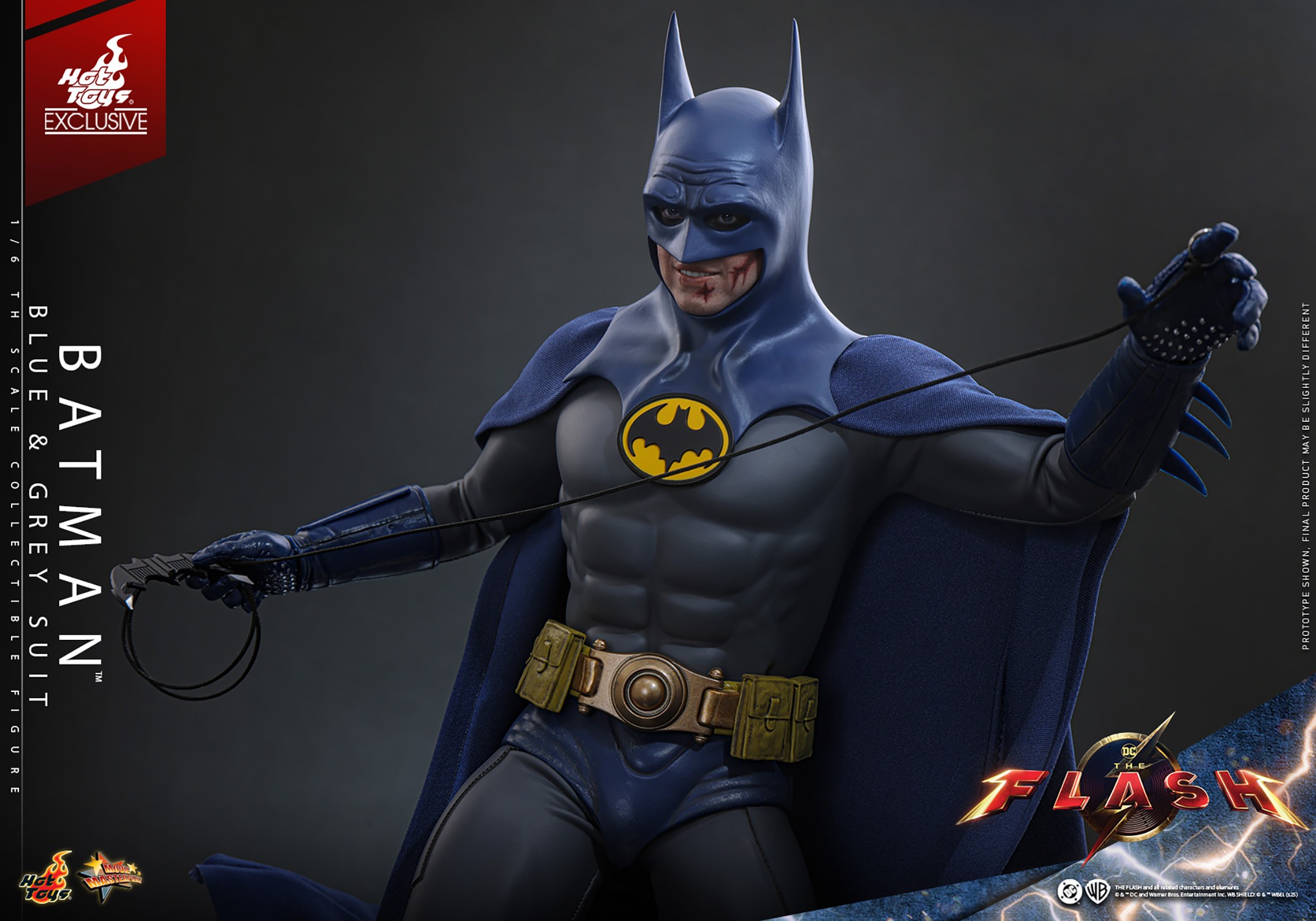 DC Comics Batman™ (Blue & Grey Suit) Sixth Scale Figure  (Prototype Shown) View 17