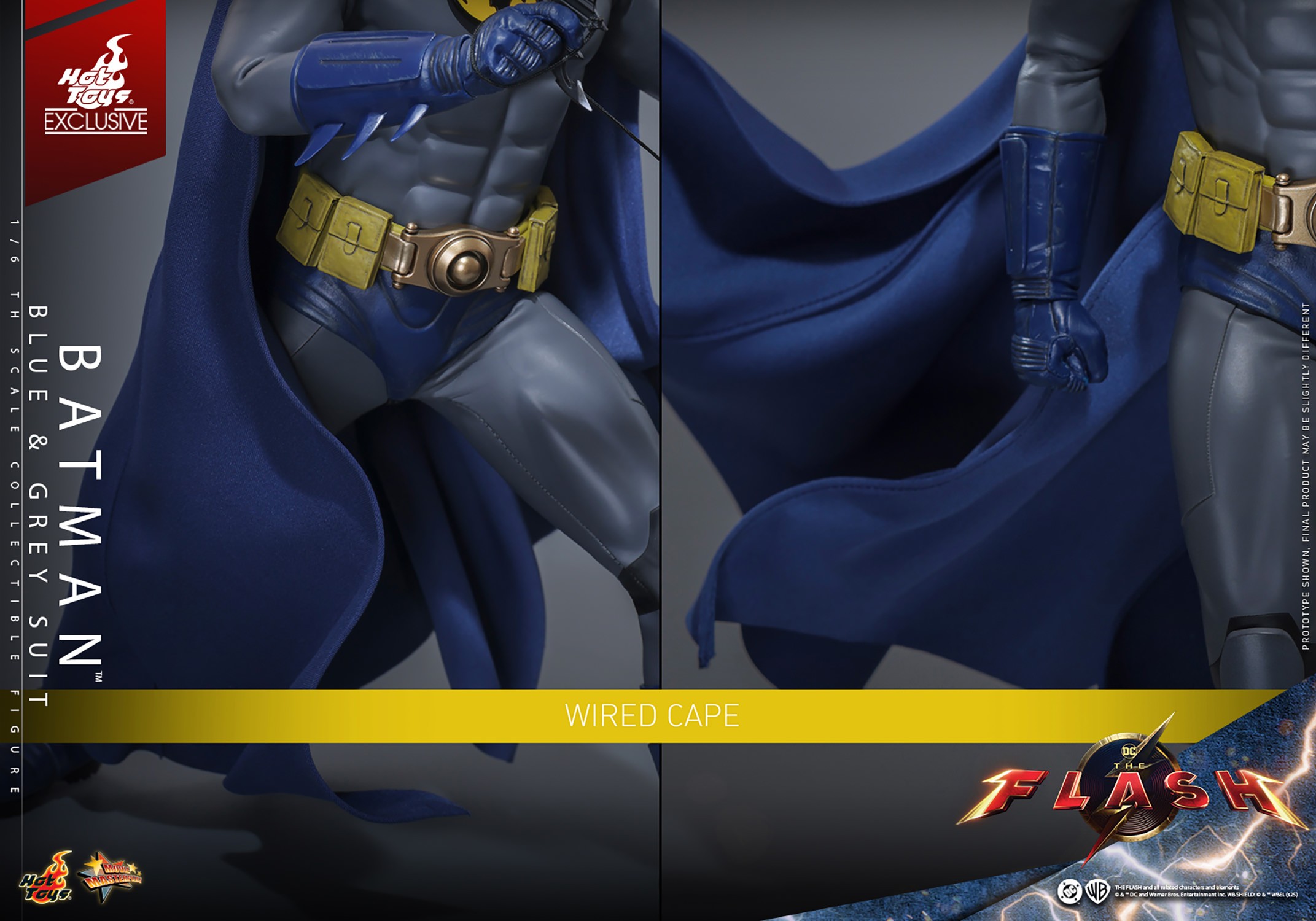 DC Comics Batman™ (Blue & Grey Suit) Sixth Scale Figure  (Prototype Shown) View 20