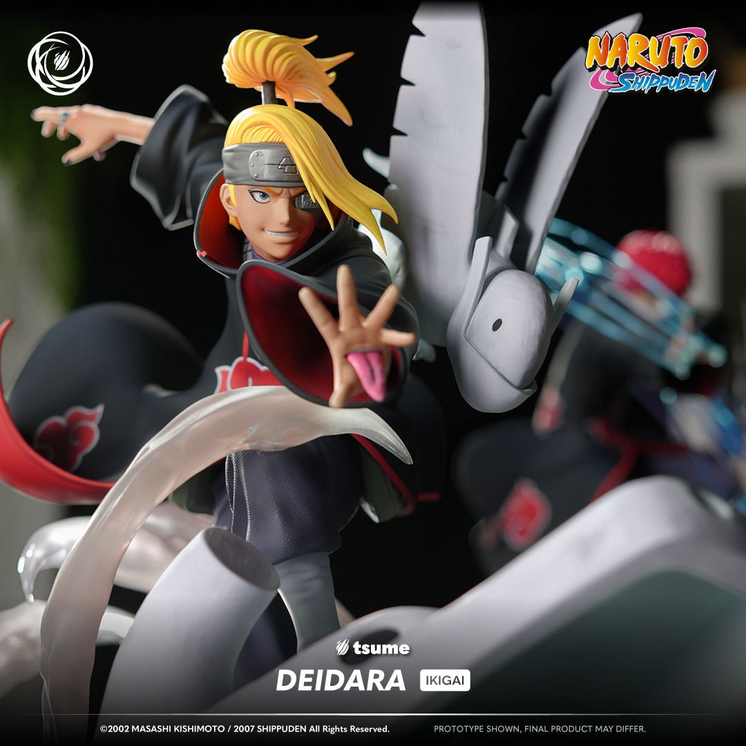 Naruto Deidara Ikigai Akatsuki Statues  (Prototype Shown) View 3