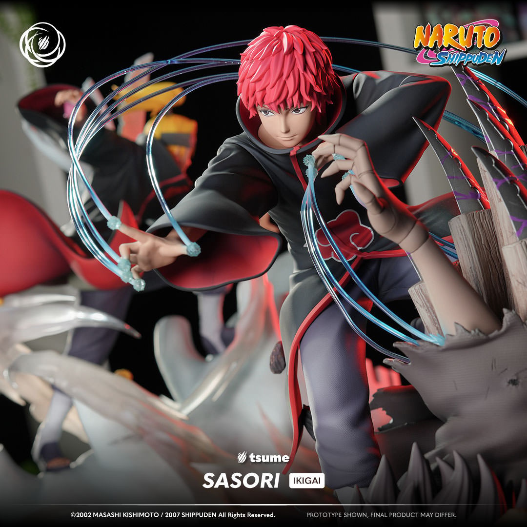 Naruto Sasori Ikigai Akatsuki Statues  (Prototype Shown) View 4