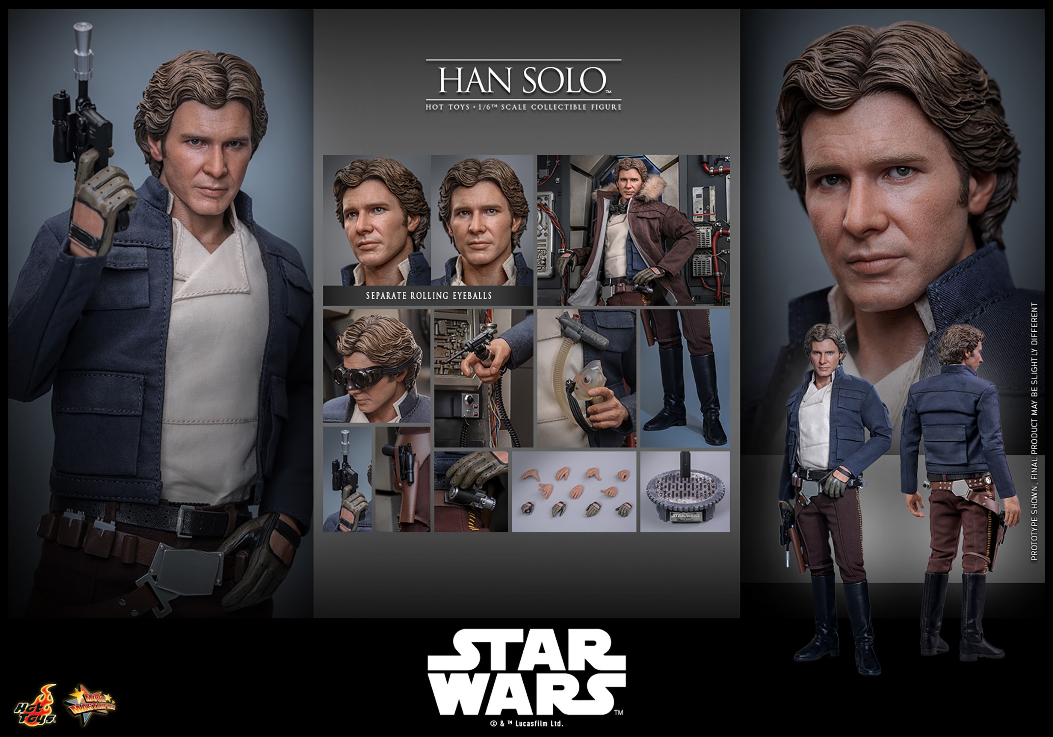 Han Solo™ Sixth Scale Figure by Hot Toys | Sideshow Collectibles