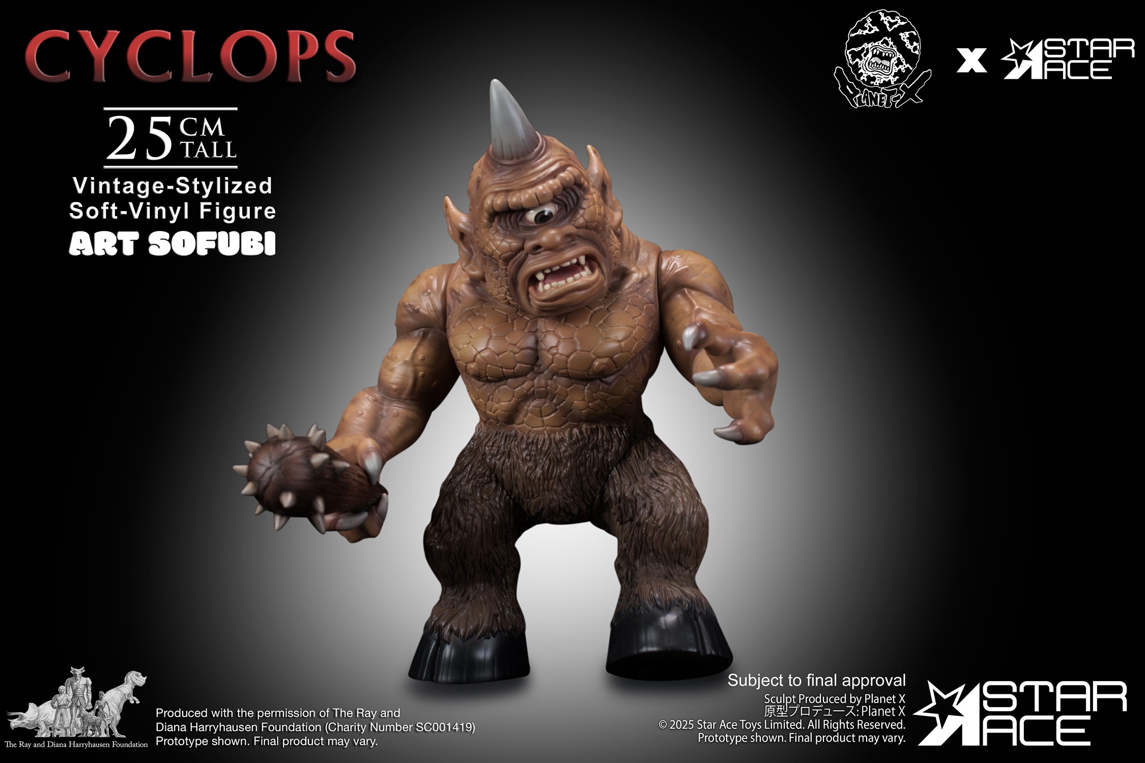 Ray Harryhausen Cyclops (Vintage-Stylized) Collectible Figure  (Prototype Shown) View 8