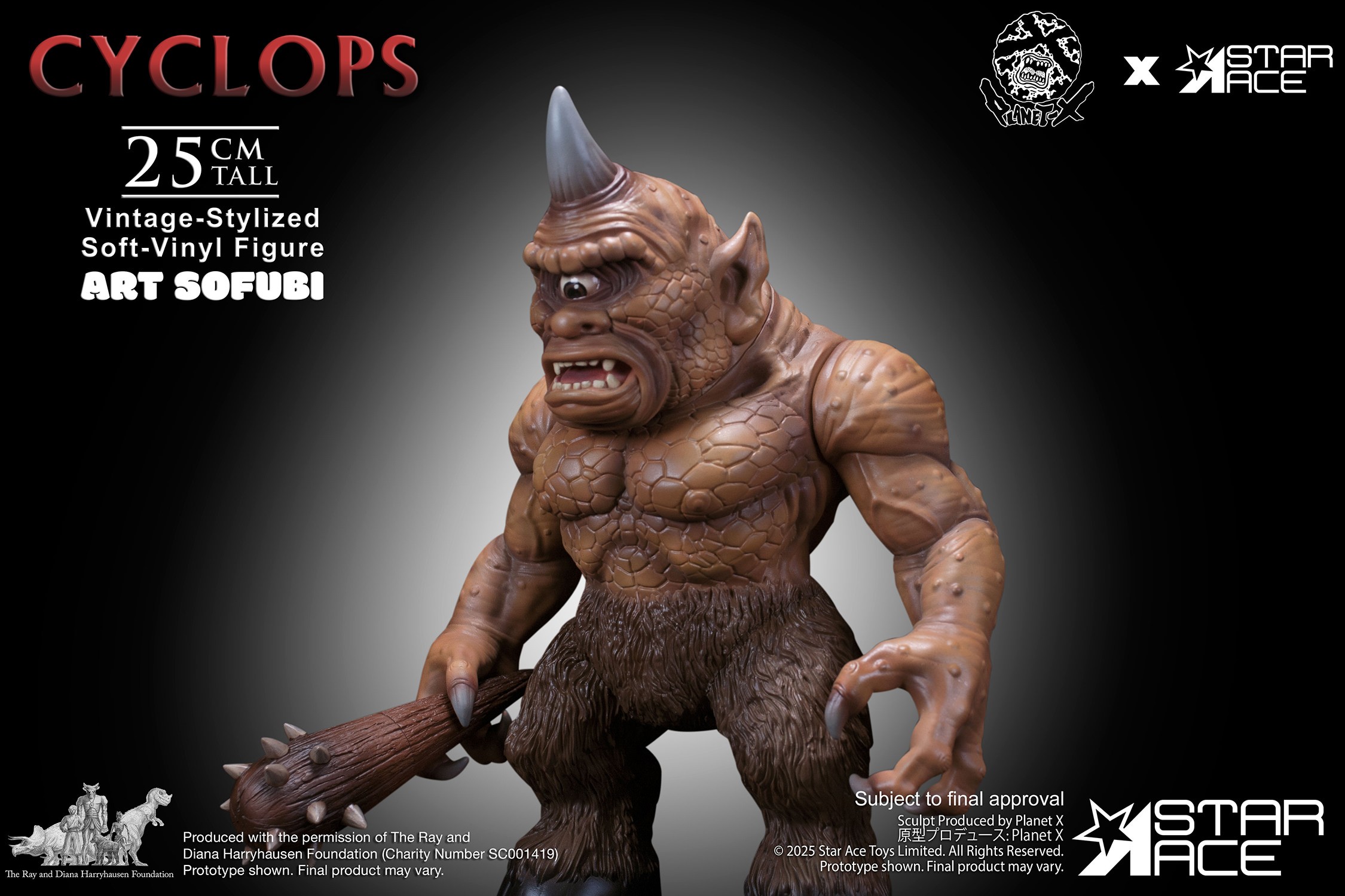 Ray Harryhausen Cyclops (Vintage-Stylized) Collectible Figure  (Prototype Shown) View 12