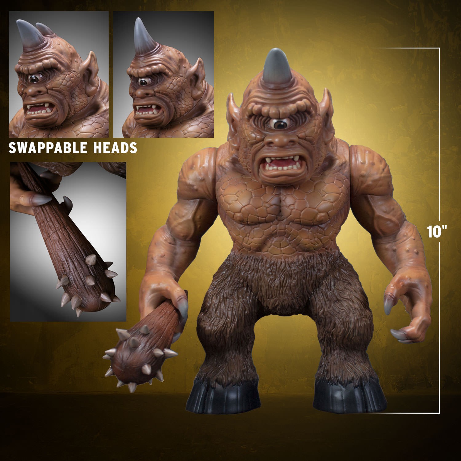 Ray Harryhausen Cyclops (Vintage-Stylized) Collectible Figure  (Prototype Shown) View 2